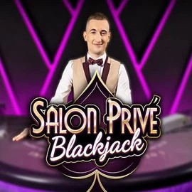 Blackjack Salon Privé slot logo by Ezugi at Goldenbet Casino
