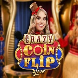 Try Crazy Coin Flip slot by Evolution on goldenbet-nl.com – logo image
