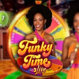 Funky Time game by Evolution – logo hosted on Goldenbet Casino