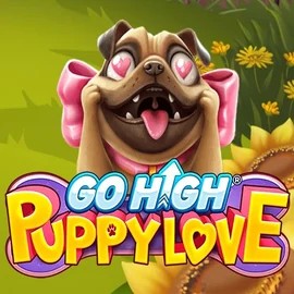 Go High Puppy Love logo by RubyPlay at Goldenbet Casino